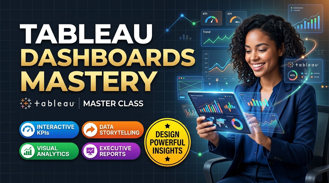 Tableau for Data Visualization and Interactive Dashboards
